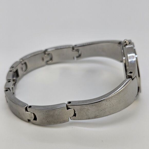 ESQ By Movado‎ Swiss Women’s Watch 25MM Black Dial Gray Bracelet 6" New Battery - Picture 9 of 12